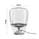 GobekUsa Glass Table Lamps Indoor Bedside Lamp for Living Room LED Lighting