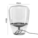 GobekUsa Glass Table Lamps Indoor Bedside Lamp for Living Room LED Lighting