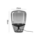 GobekUsa Glass Table Lamps Indoor Bedside Lamp for Living Room LED Lighting
