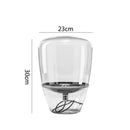 GobekUsa Glass Table Lamps Indoor Bedside Lamp for Living Room LED Lighting