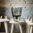 GobekUsa Glass Table Lamps Indoor Bedside Lamp for Living Room LED Lighting