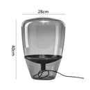 GobekUsa Glass Table Lamps Indoor Bedside Lamp for Living Room LED Lighting