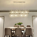 GobekUsa Dandelion LED Crystal Chandelier for Living Room Dining Decoration