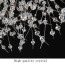 GobekUsa Dandelion LED Crystal Chandelier for Living Room Dining Decoration