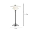 GobekUsa Glass Desk Lamp: Modern Danish Design for Living Room, Study, or Hotel Bedside