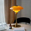 GobekUsa Glass Desk Lamp: Modern Danish Design for Living Room, Study, or Hotel Bedside