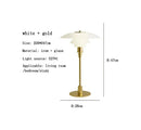 GobekUsa Glass Desk Lamp: Modern Danish Design for Living Room, Study, or Hotel Bedside
