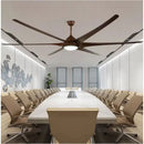 GobekUsa 100 Inch Large Ceiling Fan with Light and Reversible DC Motor