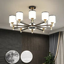 GobekUsa Glass Chandelier: Nordic Modern LED Hanging Light for Living Room and Bedroom