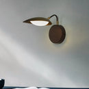 GobekUsa Modern Metal Oval Wall Mount LED Light Fixture with Adjustable Arm - Perfect for Bedroom in Warm/Natural Light