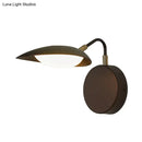 GobekUsa Modern Metal Oval Wall Mount LED Light Fixture with Adjustable Arm - Perfect for Bedroom in Warm/Natural Light