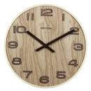 GobekUsa Bamboo Wall Clock Modern Design Living Room Decor Timepiece