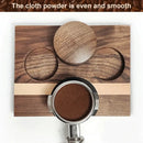 GobekUsa Espresso Distribution Tool & Tamper - Adjustable Depth, Wooden, 51/53/58mm Sizes