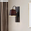 GobekUsa Modern Metal Wall Lamp with Conical Shade - Wall Mounted Light Fixture for Living Room