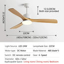 GobekUsa 3-Blade DC Ceiling Fan with LED Light & Remote Control.
