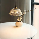 GobekUsa Bule Ceramic LED Pendant Lamp Modern Nordic Hanging Light for Bedroom Restaurant