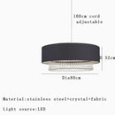 GobekUsa Crystal Pendant Chandelier with LED Lighting