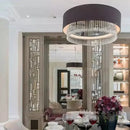 GobekUsa Crystal Pendant Chandelier with LED Lighting