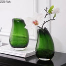 GobekUsa Double Glass Vase Hydroponic Flower Pot: Desk Decor, Floral Arrangement Aesthetics