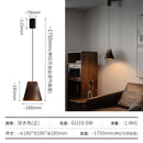 GobekUsa Adjustable Wooden Chandelier for Dining, Living Room & Staircase