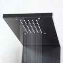 GobekUsa Dark Nickel Shower Panel with Hand shower, Tub Spout, and Massage System