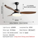 GobekUsa 52" DC Ceiling Fan with 3 ABS Blades and 60W LED Light, Remote Control