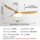 GobekUsa 52" DC Ceiling Fan with 3 ABS Blades and 60W LED Light, Remote Control