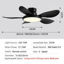 GobekUsa LED Ceiling Fan with Remote Control, Modern Design, Low Energy Consumption