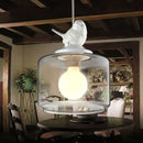GobekUsa Bird LED Glass Chandeliers - Modern Creative Restaurant Ceiling Lights