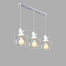 GobekUsa Bird LED Glass Chandeliers - Modern Creative Restaurant Ceiling Lights