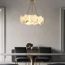GobekUsa Brass Marble Ceiling Chandelier: Modern Living Room Dining Table Hanging Lamp