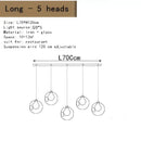 GobekUsa Bubble LED Chandelier: Modern Art Glass Ball Lighting for Home, Hotel, Hallway