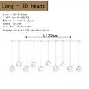 GobekUsa Bubble LED Chandelier: Modern Art Glass Ball Lighting for Home, Hotel, Hallway