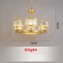 Modern decorbites copper crystal chandelier for dining room by Decorbites