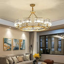Modern decorbites copper crystal chandelier for dining room by Decorbites