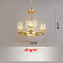 Modern decorbites copper crystal chandelier for dining room by Decorbites