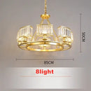 Modern decorbites copper crystal chandelier for dining room by Decorbites