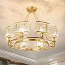 Modern decorbites copper crystal chandelier for dining room by Decorbites