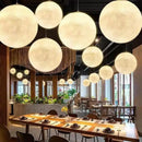 GobekUsa Cream Moon LED Pendant Chandelier: Modern Living Room Kitchen Bedroom Lighting