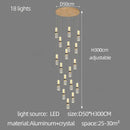 GobekUsa Crystal Columnar Chandelier for Stairway, Bubble Design for Home, Restaurant, or Bar