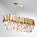 GobekUsa Crystal Gold Chandeliers: Modern Luxury for Villa Living Room - Nordic Design