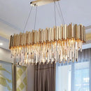 GobekUsa Crystal Gold Chandeliers: Modern Luxury for Villa Living Room - Nordic Design