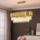 GobekUsa Crystal Gold Chandeliers: Modern Luxury for Villa Living Room - Nordic Design