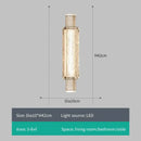 GobekUsa Crystal Gold LED Wall Sconce Modern Light for Bedroom Living Room Home Decor