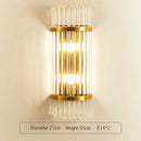GobekUsa Crystal Gold LED Wall Sconce Modern Light for Bedroom Living Room Home Decor