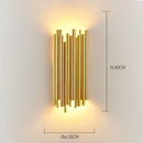 GobekUsa Crystal Gold LED Wall Sconce Modern Light for Bedroom Living Room Home Decor