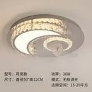 GobekUsa Crystal LED Ceiling Fan Remote Control Modern Bedroom Light Fixtures