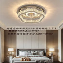 GobekUsa Crystal LED Ceiling Fan Remote Control Modern Bedroom Light Fixtures