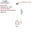 GobekUsa Crystal LED Chandelier for Living Room Staircase Kitchen Island Light