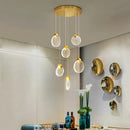 GobekUsa Crystal LED Chandelier for Modern Living Room Decor